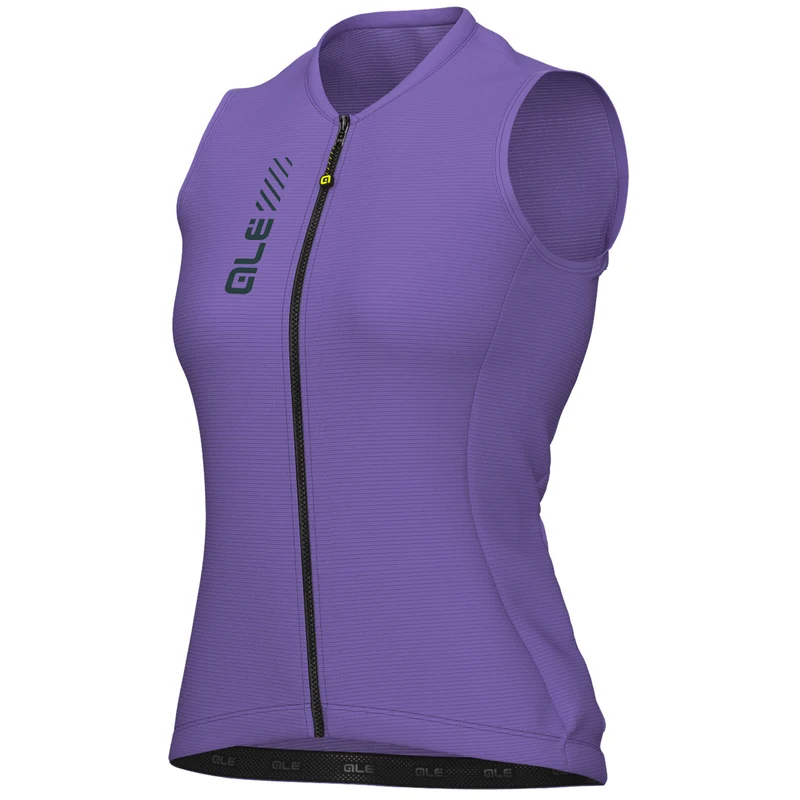 Maglia donna senza maniche Ale Pragma Color Block 2.0 - Lilla
