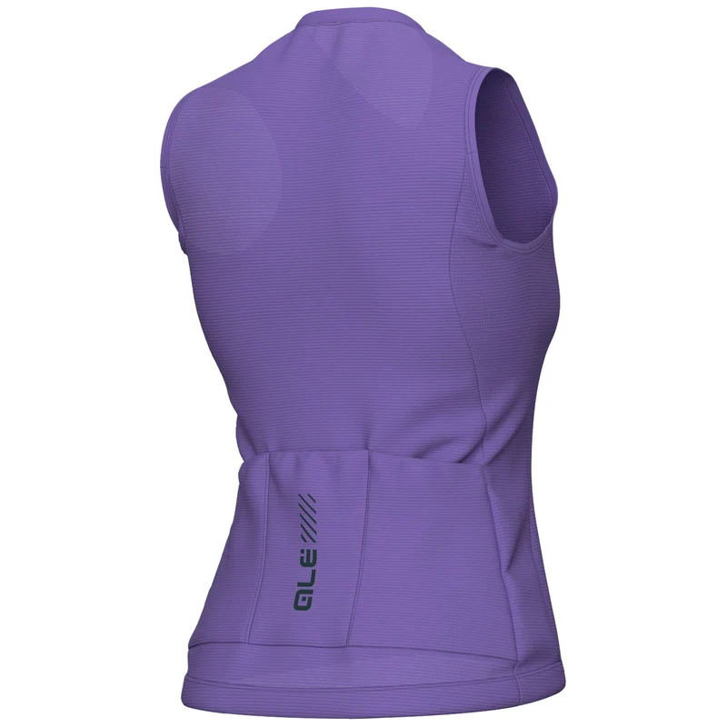 Maglia donna senza maniche Ale Pragma Color Block 2.0 - Lilla