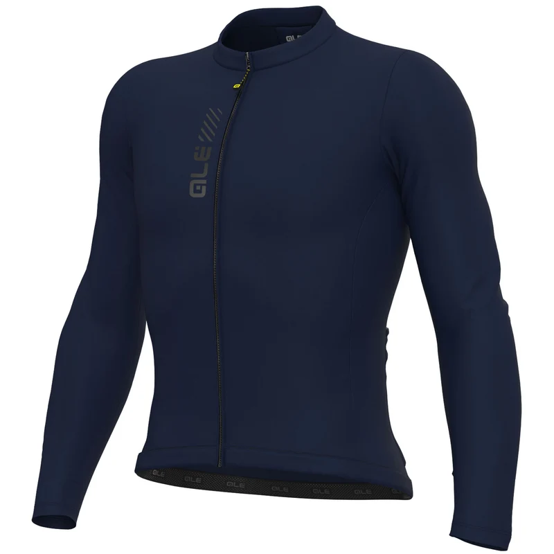 Maglia maniche lunghe Ale Pragma Color Block - Blu