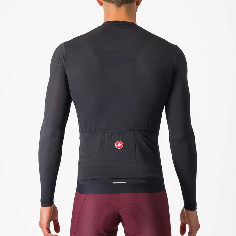 Maglia maniche lunghe Castelli Espresso - Nero