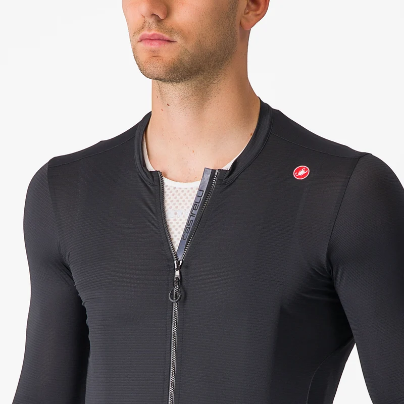 Maglia maniche lunghe Castelli Espresso - Nero