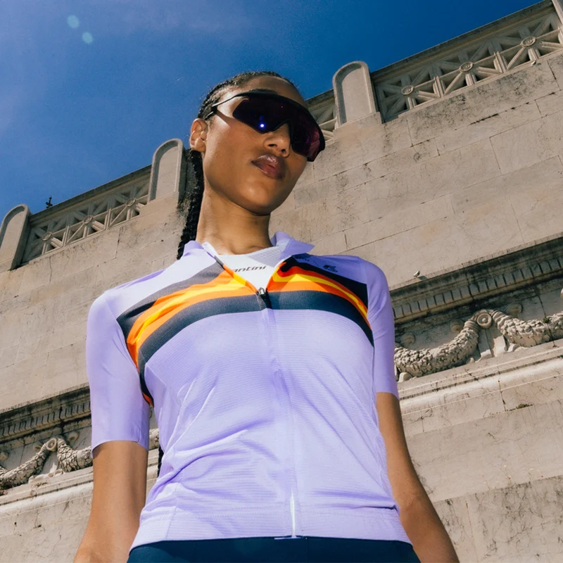 Maglia donna Le Vrai Santini x K-WAY - Viola