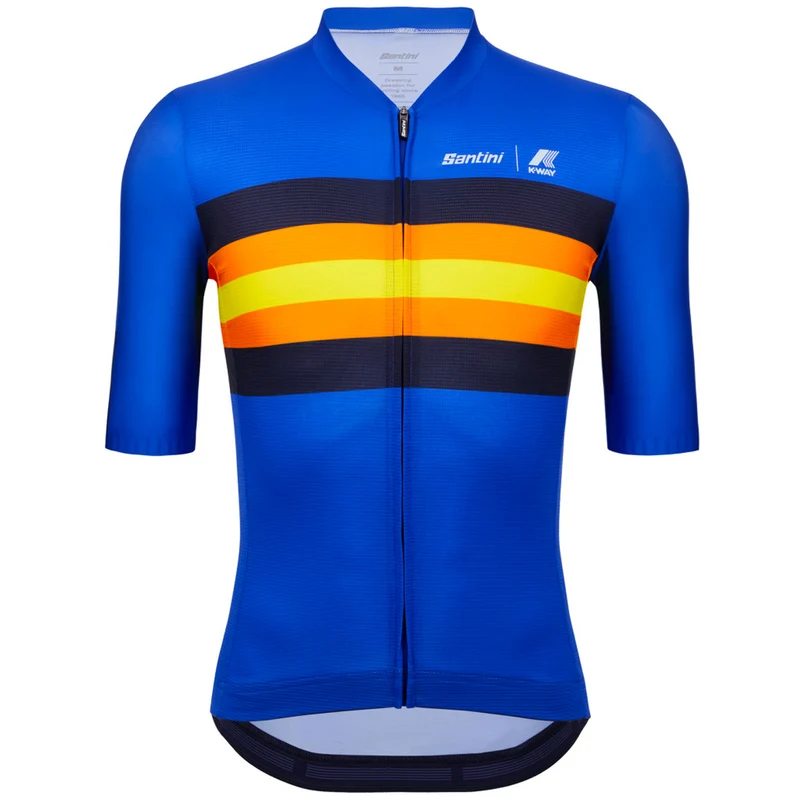 Maglia Le Vrai Santini x K-WAY - Blu
