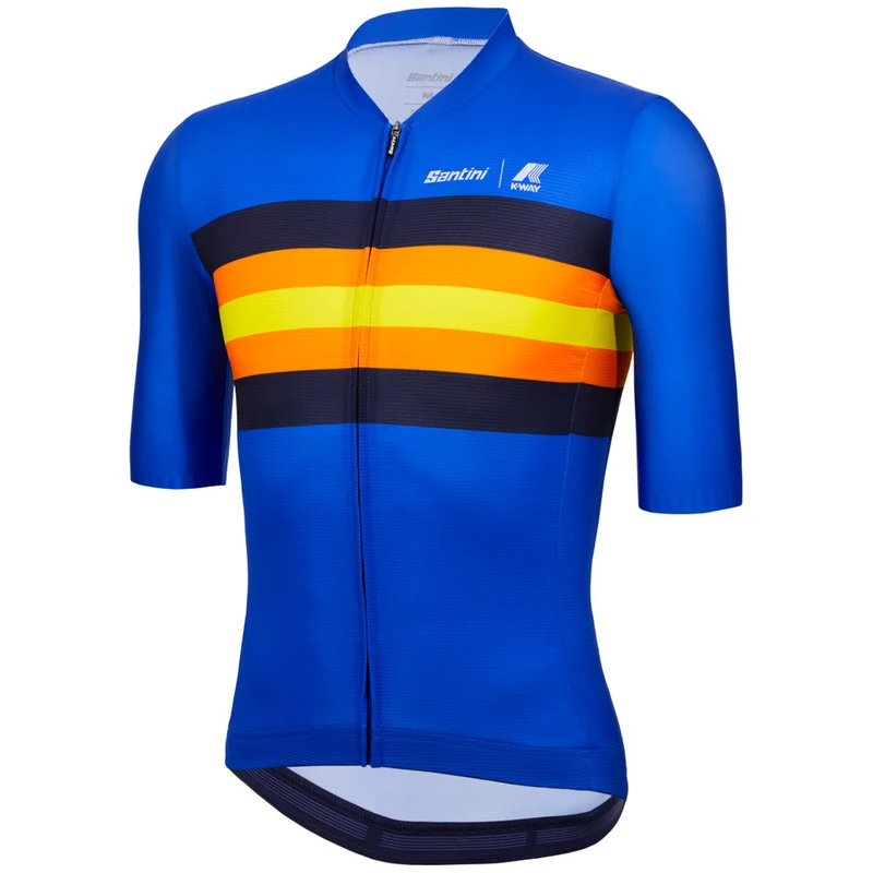 Maglia Le Vrai Santini x K-WAY - Blu