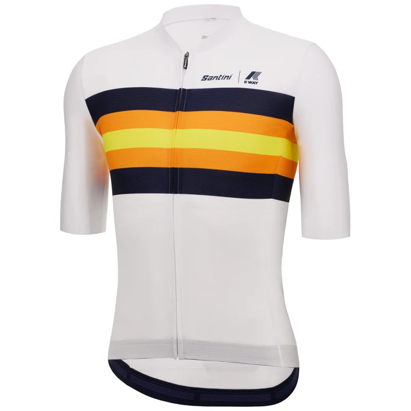 Maglia Le Vrai Santini x K-WAY - Bianco