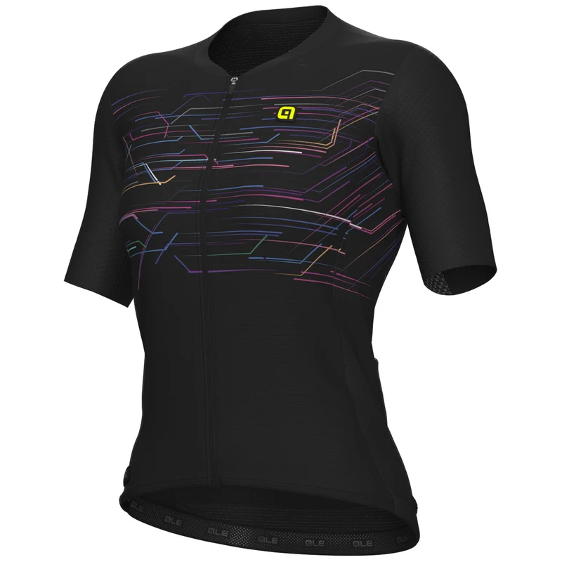 Maglia donna Ale PR-E Megabyte - Nero