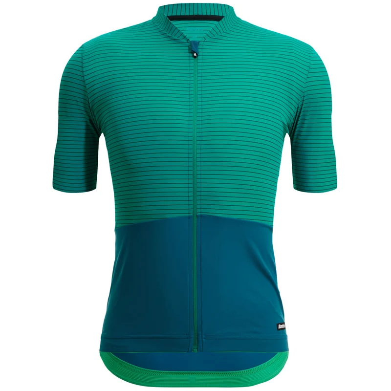 Maglia Santini Color Riga - Verde