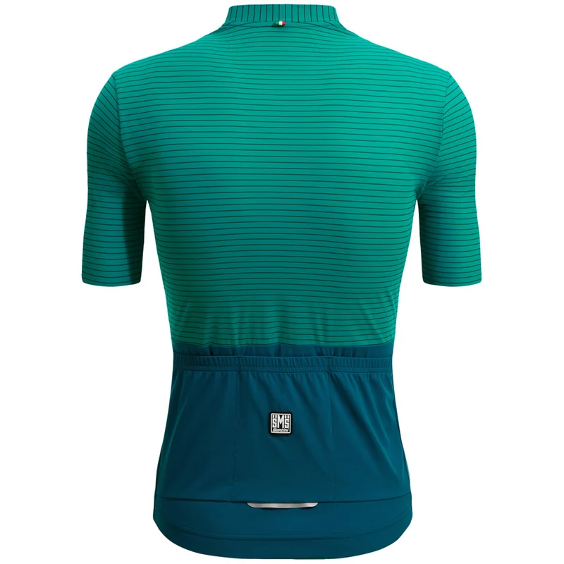 Maglia Santini Color Riga - Verde