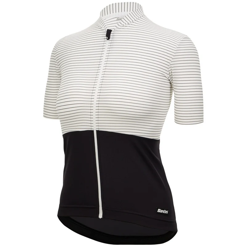 Maglia Donna Santini Color Riga - Nero