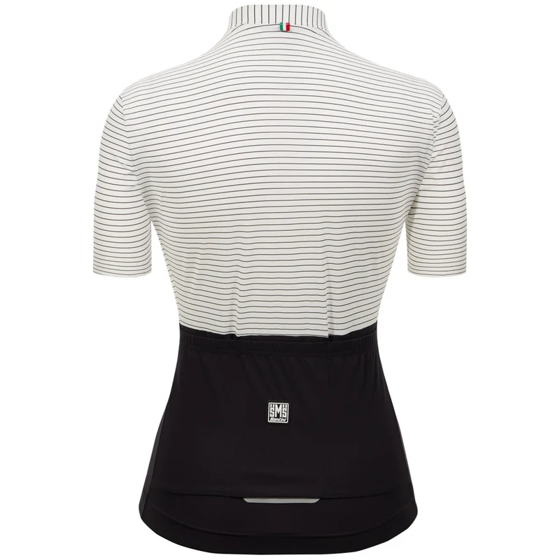 Maglia Donna Santini Color Riga - Nero