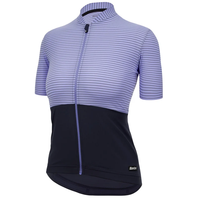 Maglia Donna Santini Color Riga - Viola