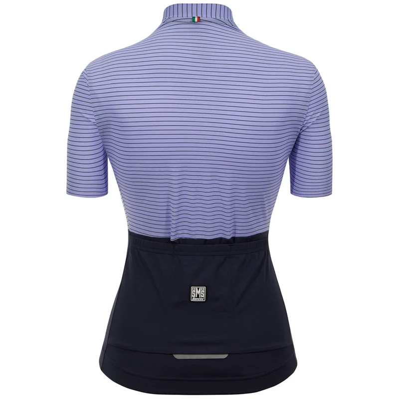 Maglia Donna Santini Color Riga - Viola