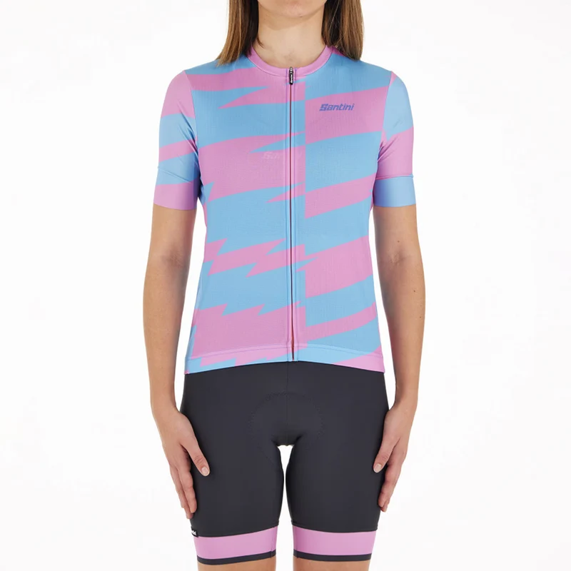 Maglia Donna Santini Furia Smart - Azzurro