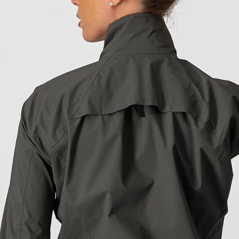 Mantellina donna Castelli Emergency 2 Rain - Verde