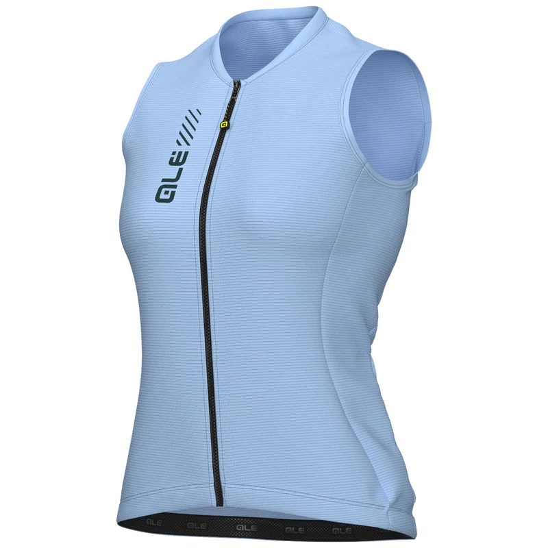 Maglia donna senza maniche Ale Pragma Color Block 2.0 - Azzurro chiaro