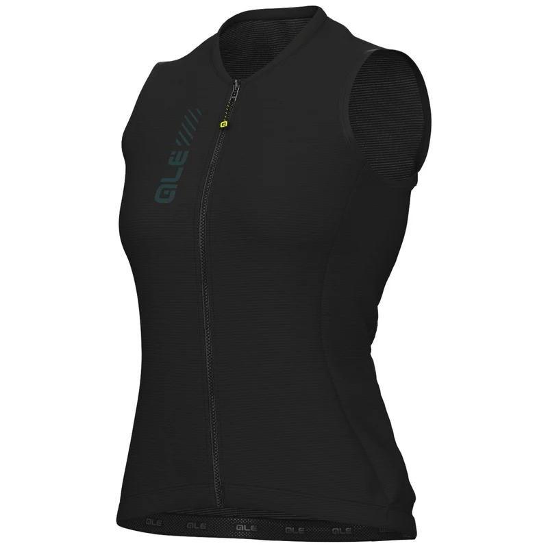 Maglia donna senza maniche Ale Pragma Color Block 2.0 - Nero