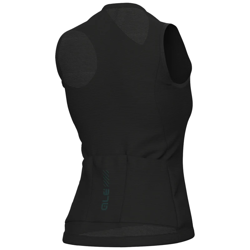 Maglia donna senza maniche Ale Pragma Color Block 2.0 - Nero
