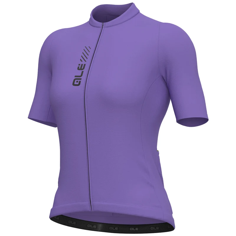 Maglia donna Ale Pragma Color Block 2.0 - Lilla
