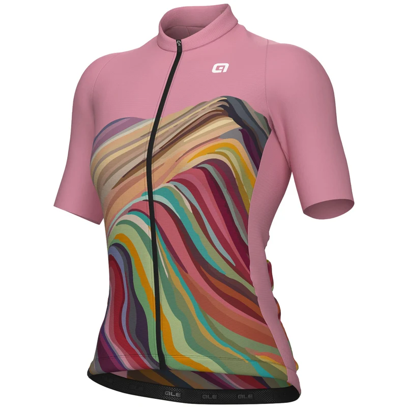 Maglia donna Ale PR-E Rainbow - Rosa