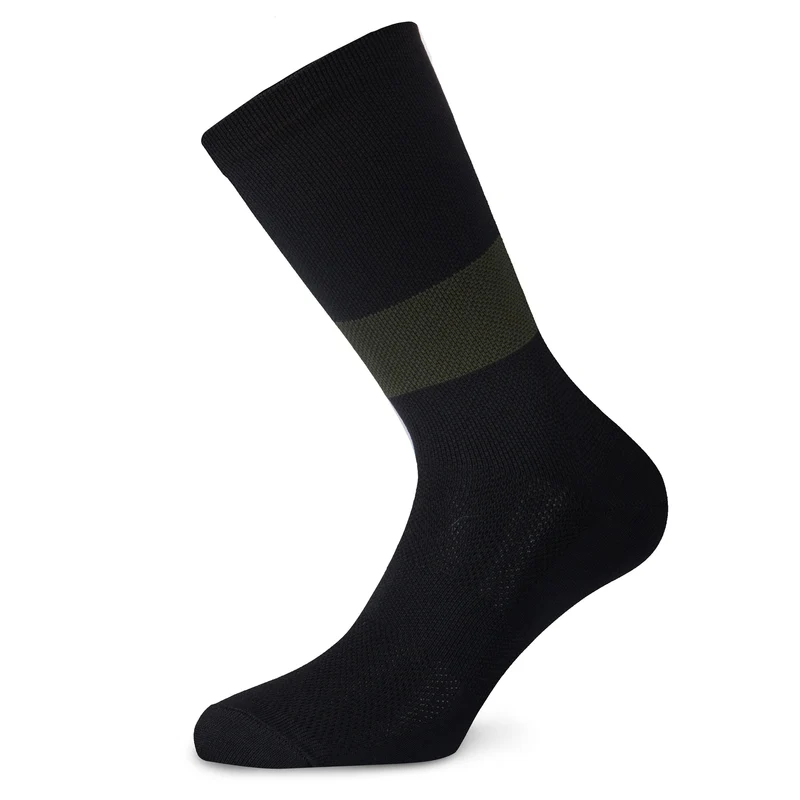 Calze Jëuf Train Band - Nero verde militare
