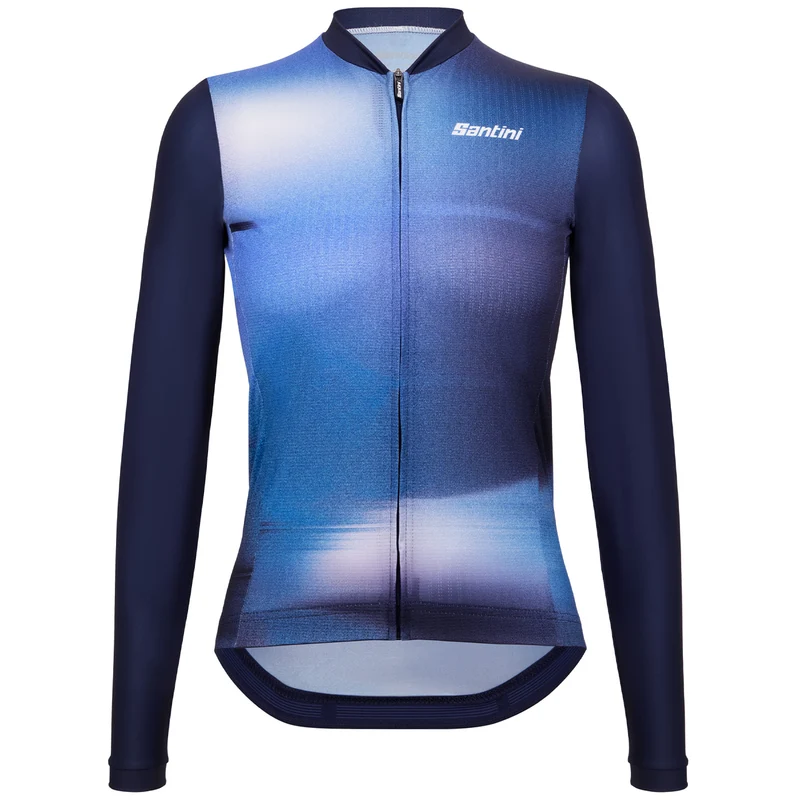 Maglia maniche lunghe Santini Ombra - Blu