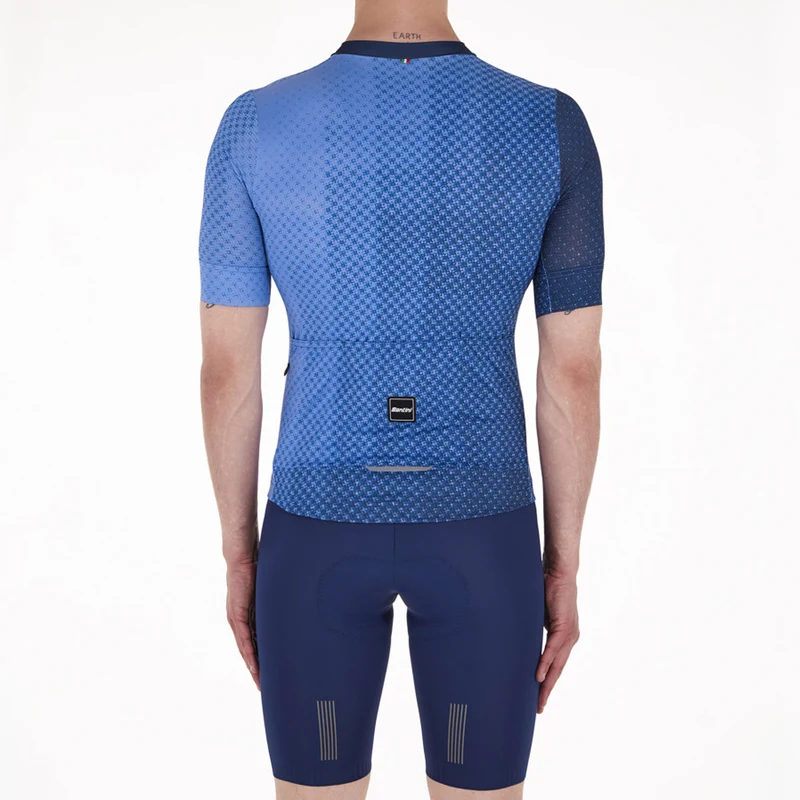 Maglia Santini Paws Forma - Blu