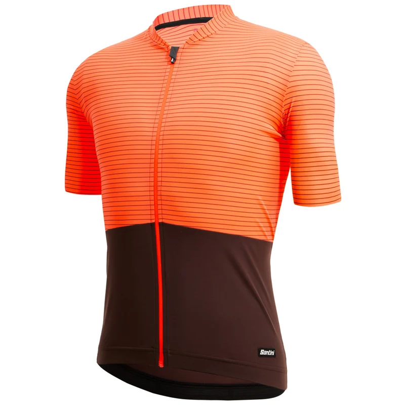 Maglia Santini Color Riga - Arancio