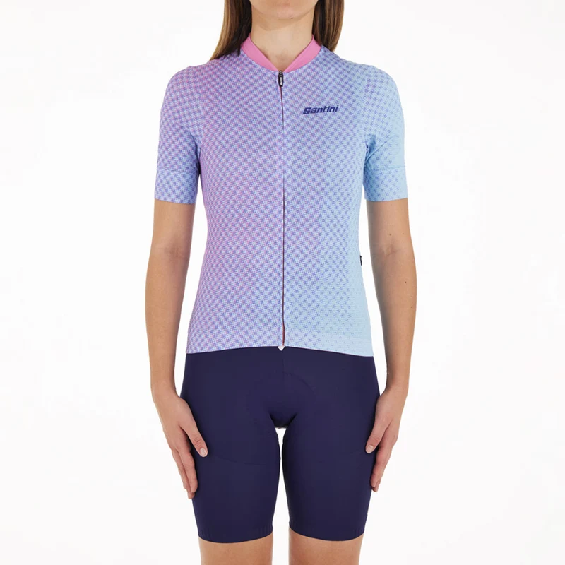 Maglia donna Santini Paws Forma - Azzurro