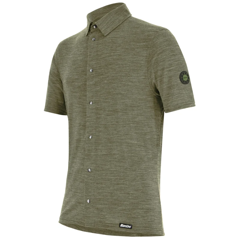 Camicia Santini Summer Gravel - Verde