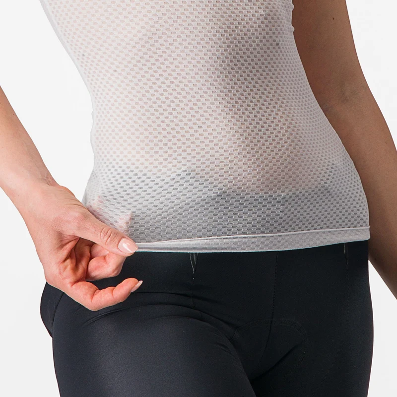Maglia intima senza maniche donna Castelli Pro Mesh 4 - Bianco