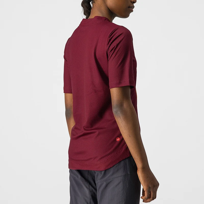 Maglia donna Castelli Trail Tech - Bordeaux