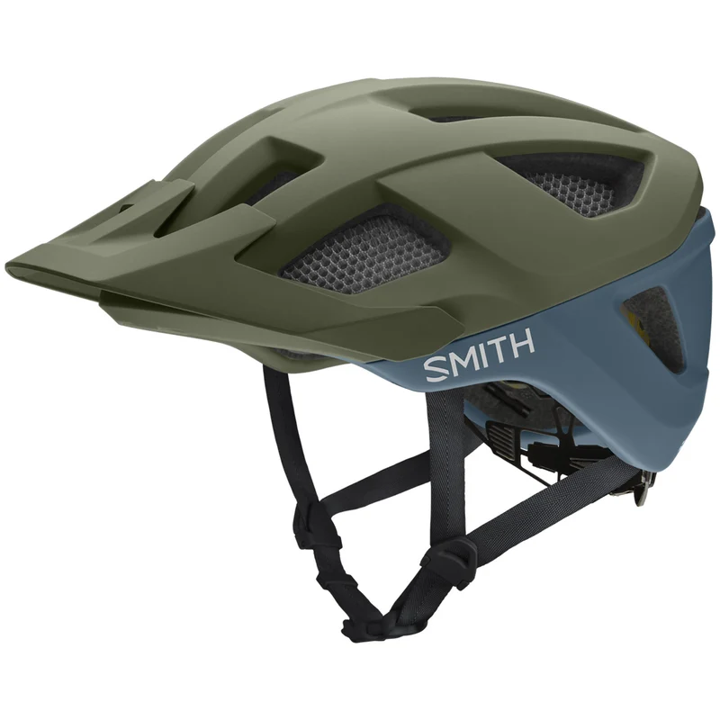 Casco Smith Session Mips - Verde grigio