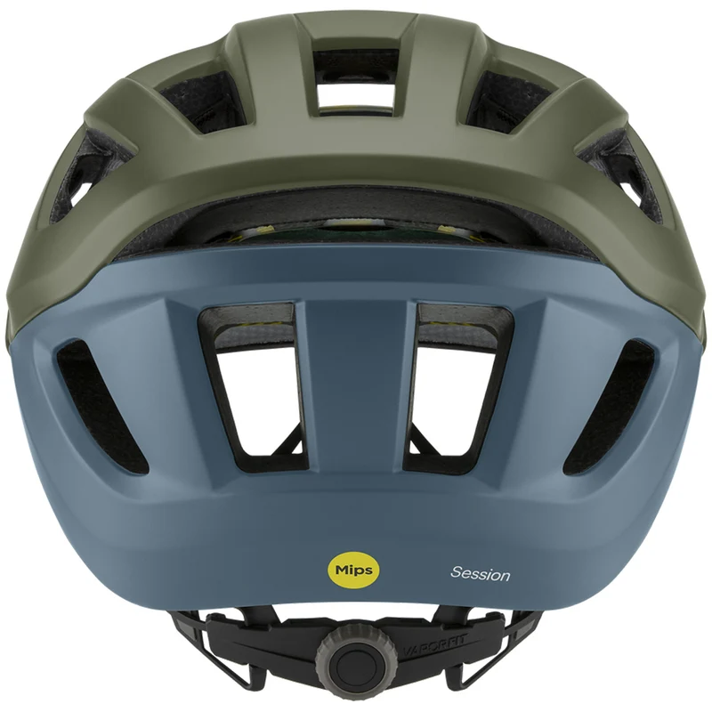 Casco Smith Session Mips - Verde grigio