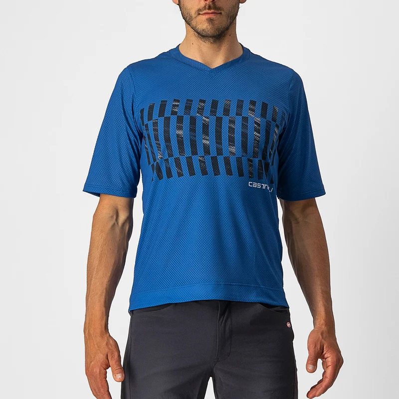 Maglia Castelli Trail Tech Tee - Blu