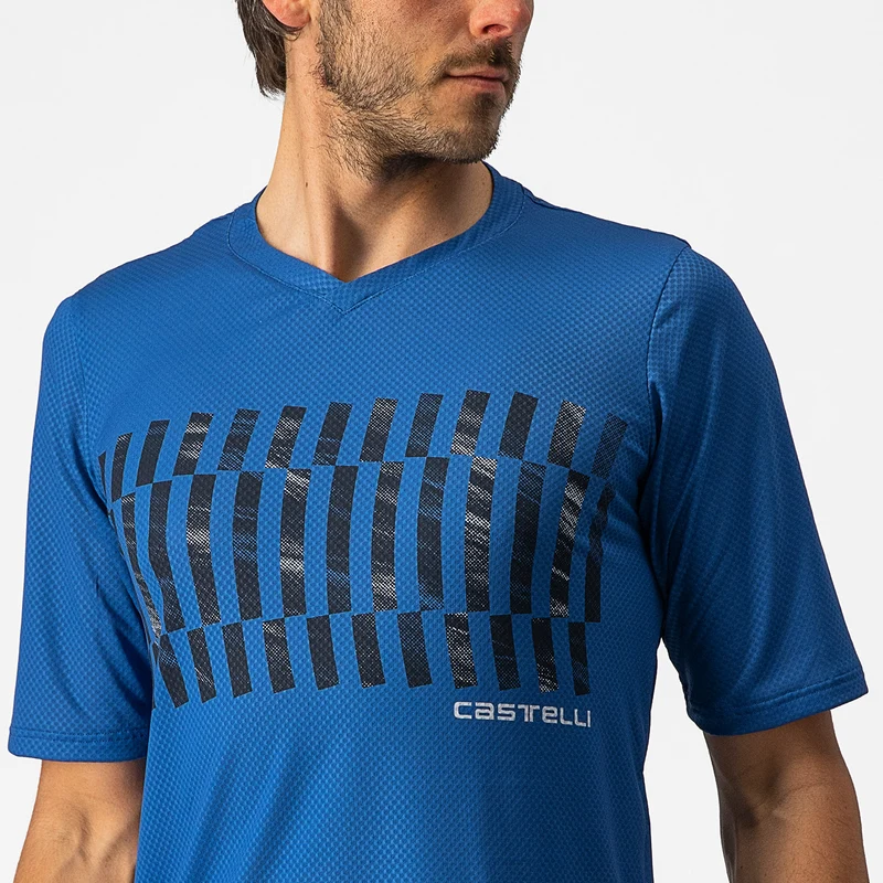 Maglia Castelli Trail Tech Tee - Blu