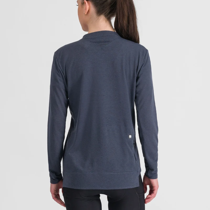 Maglia donna maniche lunghe Sportful Giara Tee - Blu