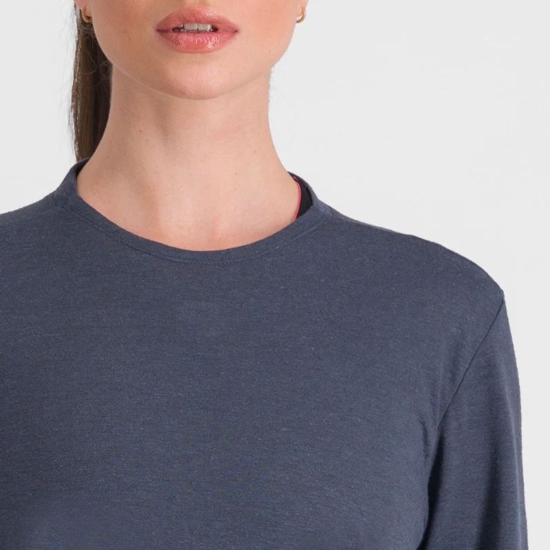 Maglia donna maniche lunghe Sportful Giara Tee - Blu