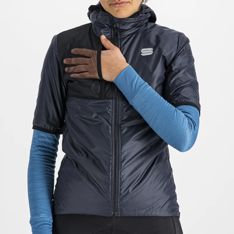 Maglia donna Sportful Supergiara Puffy - Blu scuro