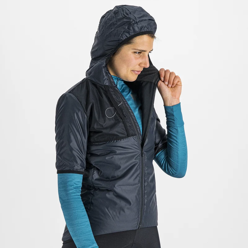 Maglia donna Sportful Supergiara Puffy - Blu scuro