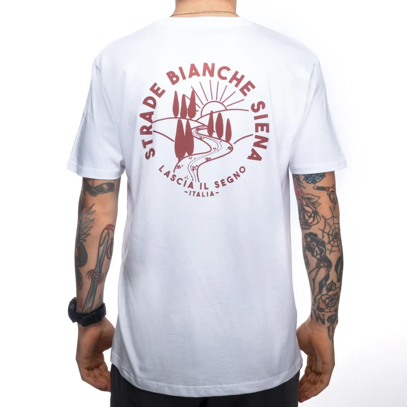 T-Shirt Strade Bianche - Lascia il segno